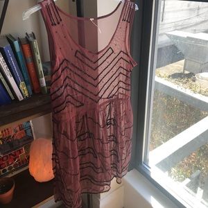 Free People Beaded Top